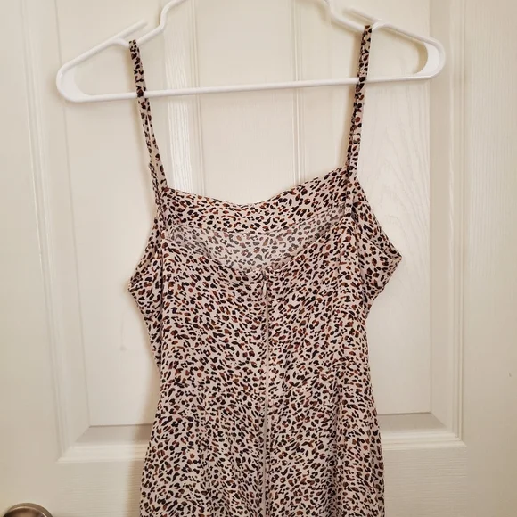 NWOT Abercrombie & Fitch | Wrap Leopard Print Tie Waist Mini Dress - Picture 8 of 11